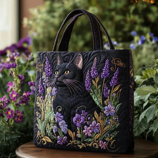 Women's Trendy Printed Tote & Shoulder Bag - Canvas Lined Oxford Cloth