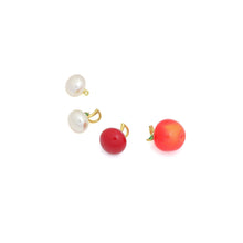 Load image into Gallery viewer, White Pearl Red Apple Charm Pendant,Sku#A489