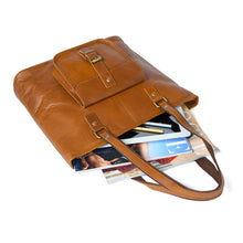 Load image into Gallery viewer, Classic Chic Genuine Leather Tote
