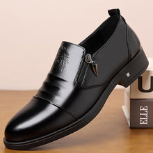 Load image into Gallery viewer, Men's High-Top Denim Business Shoes | Pointed Toe Lace-Up Casual Footwear