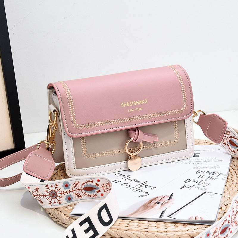 Women's Versatile Crossbody & Shoulder Bag – PU Leather Patchwork Purse | Multiple Colors