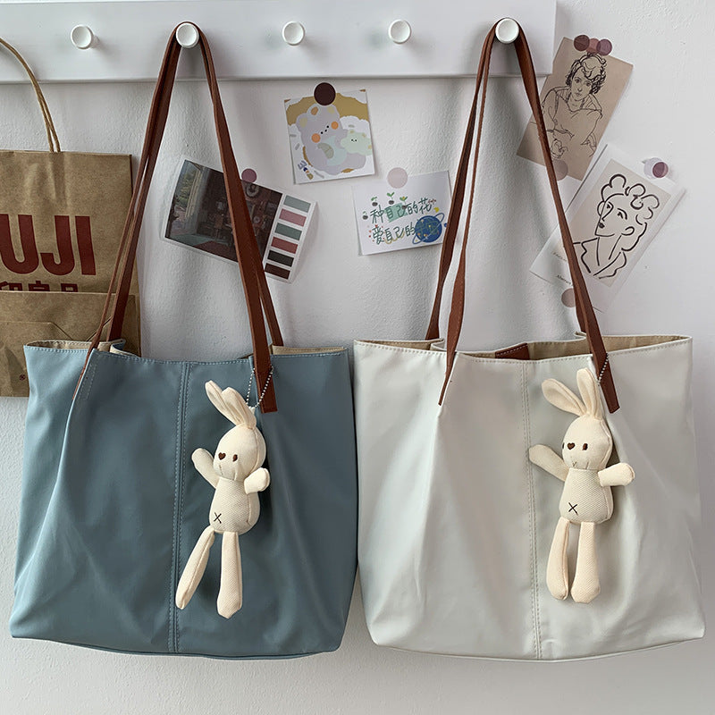Women's Canvas Crossbody Bag | Japanese Artistic Design | Nylon Shoulder Bag with Pockets