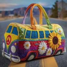 Load image into Gallery viewer, Quilted Embroidery Travel Tote Bag - Multifunctional Sports &amp; Fitness Duffle for Women &amp; Men