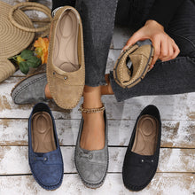 Load image into Gallery viewer, Women's Retro Flat Loafers - Comfortable Slip-On Shoes for Everyday Wear