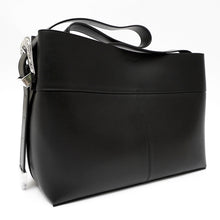 Load image into Gallery viewer, Men's Large Silver Quilted Crossbody Bag – Urban Minimalist PU Leather Shoulder Bag