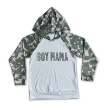 Load image into Gallery viewer, Boy mama camo long sleeve adult shirt