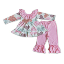 Load image into Gallery viewer, Heart print backless tunic pink pants boutique girls Valentine's day clothing