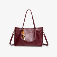 Load image into Gallery viewer, Women's Pleated Underarm Tote Bag – Soft PU Leather Shoulder Bag | Burgundy, Black, Brown, Khaki, Coffee