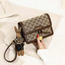 Load image into Gallery viewer, Niche Designer Handbag | Retro Print PVC Structured Bag | Sarah Express