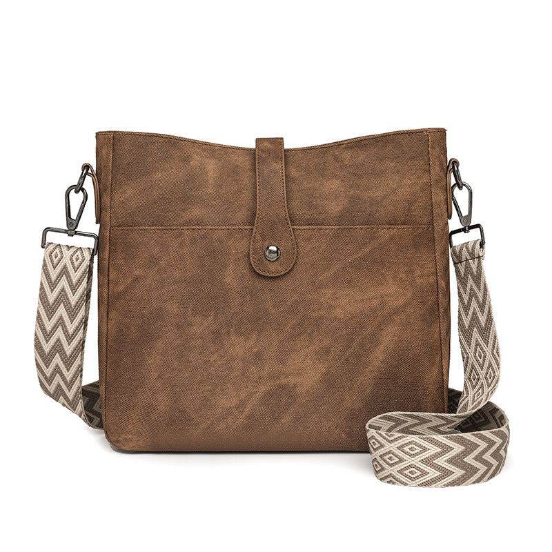 Textured Underarm Bag - Urban Minimalist PU Leather Shoulder Bag for Women