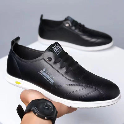 Business Casual Patent Leather Round Toe Flat Loafers