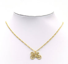 Load image into Gallery viewer, Gold Bicycle Charm, Sku#LD280