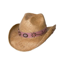 Load image into Gallery viewer, Bullhide Daughter of the West - Children's Shapeable Straw Cowgirl Hat