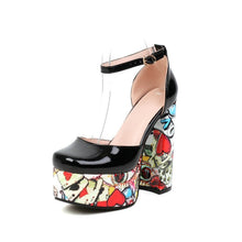 Load image into Gallery viewer, Women's Waterproof Platform Sandals - Chunky Heel Super High Heels - Sarah Express