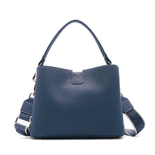 Load image into Gallery viewer, Women's Genuine Leather Bucket Tote Bag – Spacious Everyday Shoulder Bag