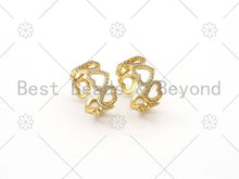 Load image into Gallery viewer, CZ Micro Pave String Heart ring, Sku#X220