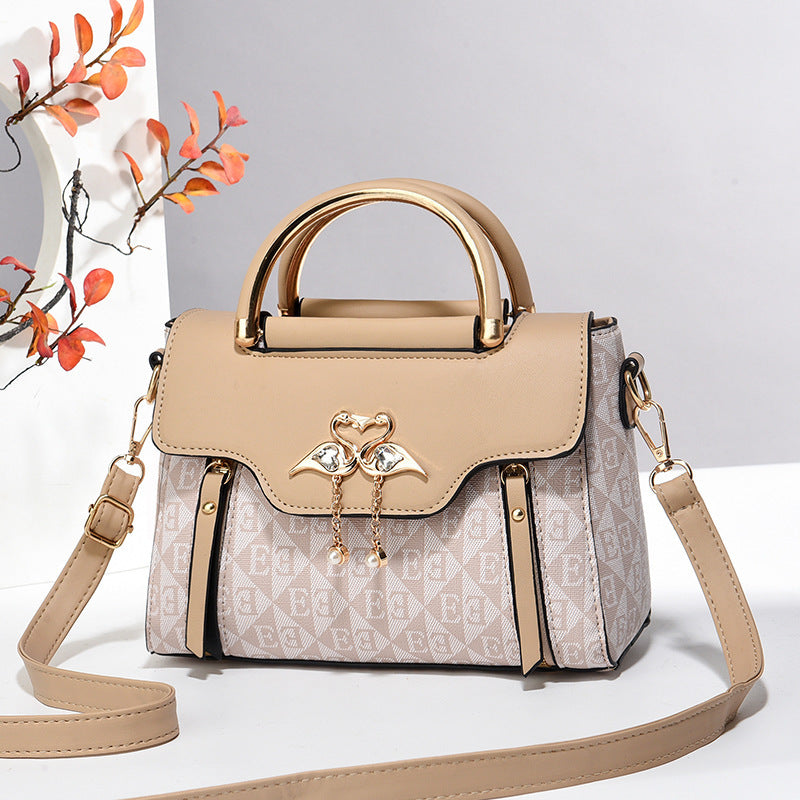 Women's Versatile Tote Shoulder Crossbody Bag - PU Leather Multi-Compartment Handbag
