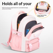 Load image into Gallery viewer, Girls 3-Piece School Backpack Set with Pencil Case &amp; Lunch Bag | Cute Kids Bookbag | Oxford Cloth | Waterproof
