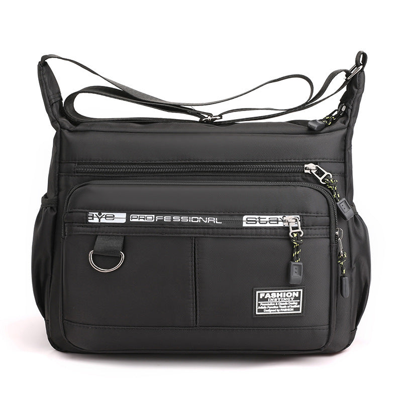 Men's Crossbody Bag Business Travel Shoulder Bag - Oxford Fabric