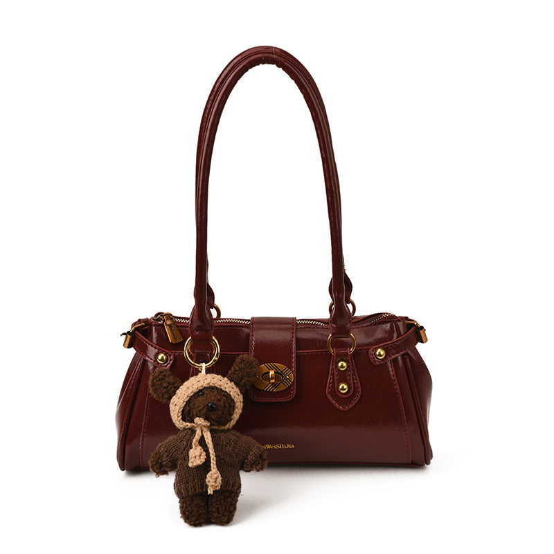 PU Leather Shoulder Bag