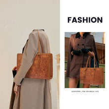 Load image into Gallery viewer, Women's Laptop Bag Vintage Leather Large Capacity