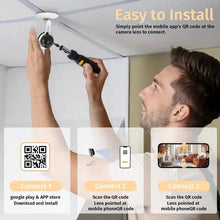 Load image into Gallery viewer, 3MP Wireless Smart AI Home Security Camera – Two-Way Audio, Motion Detection, Night Vision