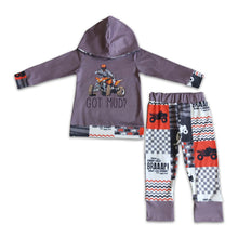 Load image into Gallery viewer, Got mud hoodie patchwork pants boy boutique clothing