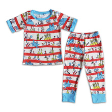 Load image into Gallery viewer, Short sleeve cat shirt boy cute pajamas