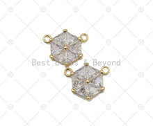 Load image into Gallery viewer, Big CZ Micro Pave Hexagon Pendant, Sku#LK569