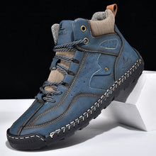 Load image into Gallery viewer, Men's Outdoor High-Top Casual Shoes – Breathable PU Lace-Up Sneakers | Sizes EU 38–48