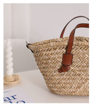 Load image into Gallery viewer, Natural Straw Woven Shoulder Bag - French-Style Handbag for Women | Sarah Express