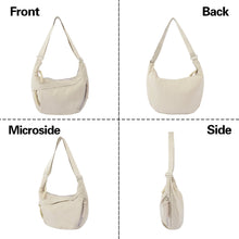 Load image into Gallery viewer, Women's High-Capacity Nylon Crossbody Bag - Lightweight Everyday Shoulder Bag