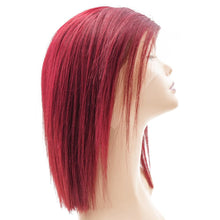 Load image into Gallery viewer, Cherry 13x4 Transparent Lace Front 100% Human Hair Bob Wig