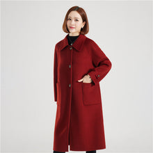Load image into Gallery viewer, Stylish Double-Faced Wool Coat For Elegant Outerwear For Mature Women And Moms