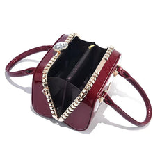 Load image into Gallery viewer, Shiny Leather Diamond-Embellished Simple And Elegant Womens Bag Multi-Functional Evening Clutch
