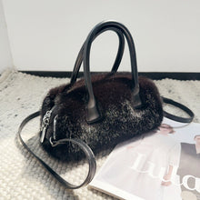 Load image into Gallery viewer, Faux Mink Fur Tote Bag