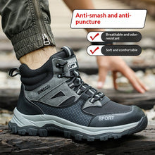Load image into Gallery viewer, Men's Steel Toe Safety Work Shoes - Anti-Smashing Puncture Resistant Industrial Boots