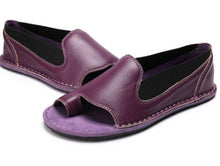Load image into Gallery viewer, Summer Fashion Sandals - Round Toe Slip-On Sandals