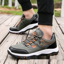 Load image into Gallery viewer, Men's Color-Block Hiking Shoes – Lightweight Outdoor Trail Sneakers