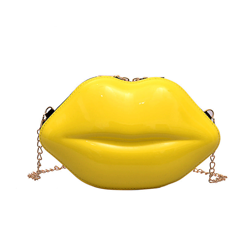 Lip-Shaped Mini Bag
