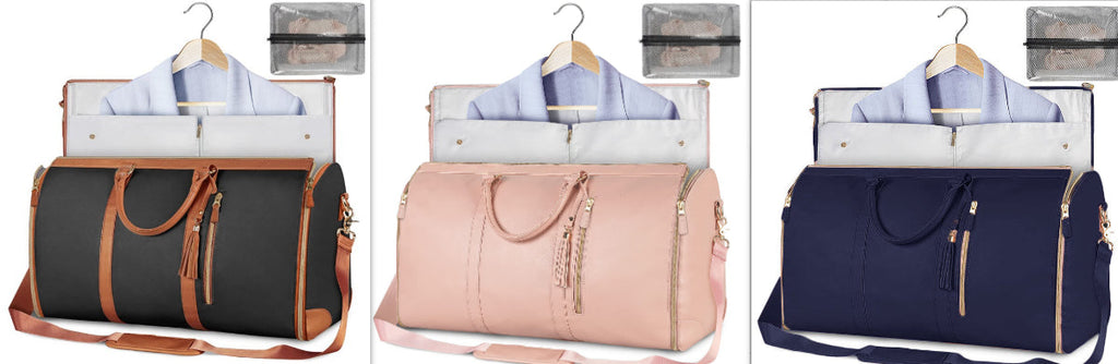 Women's Large Capacity Waterproof Travel Duffle Bag – Foldable Weekender Tote | Sarah Express