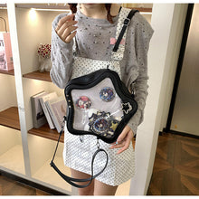 Load image into Gallery viewer, Cool Mini Heart Backpack for Girls – Cute PU Leather Mini Soreback Bag