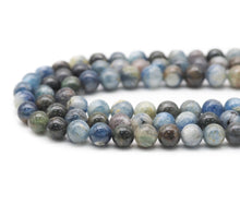 Load image into Gallery viewer, Genuine Blue Kyanite Round Smooth Beads, Sku#U1374