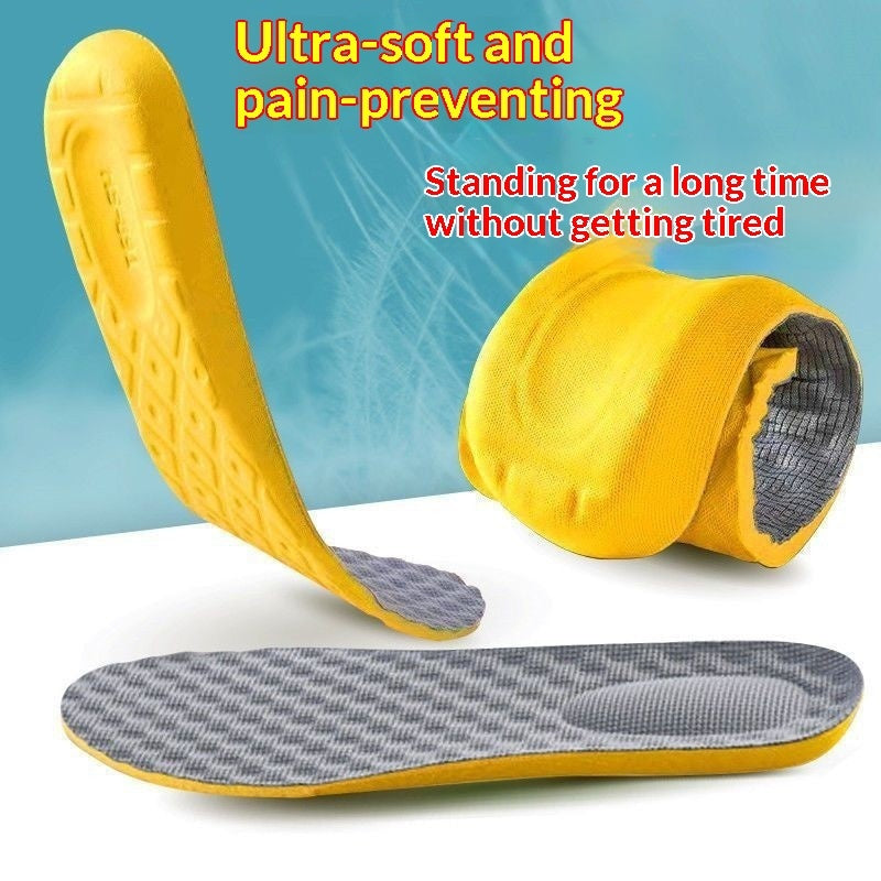 Premium Shock-Absorbing Athletic Insoles – Unisex Comfort & Support for All-Day Performance