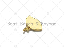 Load image into Gallery viewer, 18K Dainty Gold White Enamel Evil Eye Shape Pendant, Gold Blue Evil Eye Enamel Findings, 13x11mm,Sku#L541