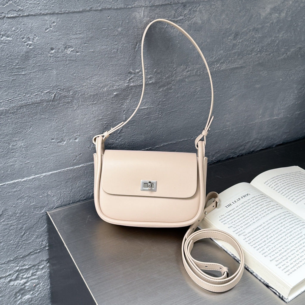 Women's Genuine Leather Underarm Bag | Cowhide Shoulder & Crossbody Bag