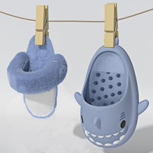 Load image into Gallery viewer, Shark Slippers Warm Fuzzy House Shoes | Detachable Fuzzy Winter Bedroom Slippers