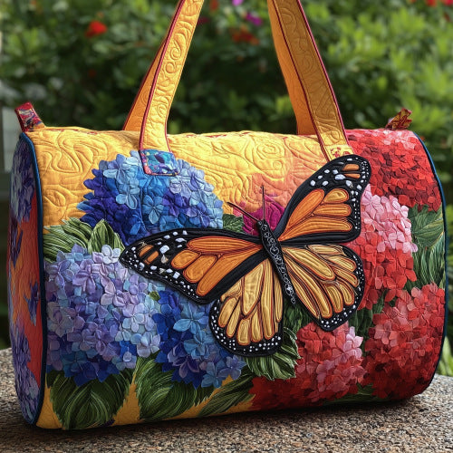 Quilted Embroidery Travel Tote Bag - Multifunctional Sports & Fitness Duffle for Women & Men