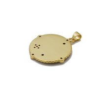 Load image into Gallery viewer, Colorful CZ Love and Freedom  Medallion Charm, Sku#LK754