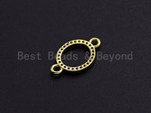 Load image into Gallery viewer, Cubic Zirconia Oval link Connector, Cubic Zirconia Connector, Z898